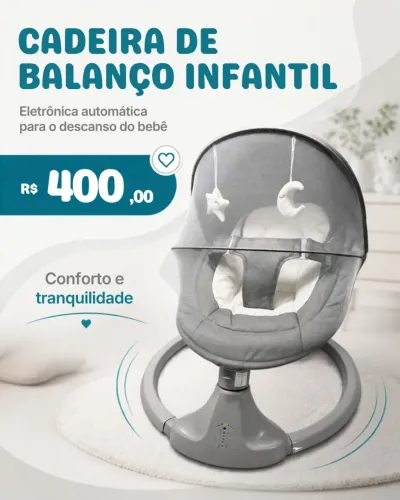 Cadeira de balanço infantil