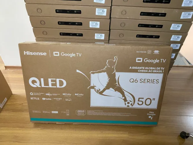 TV 50 polegadas HISENSE QLED NOVA LACRADA 