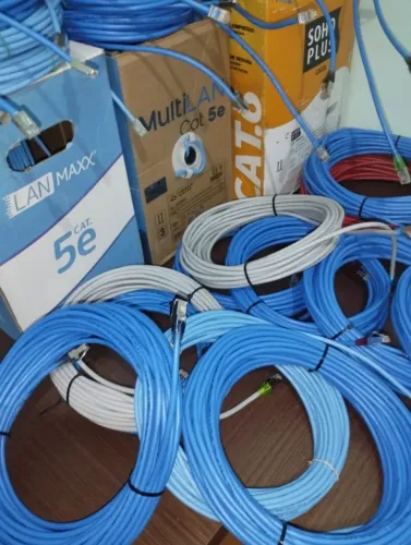 Cabo de Internet CAT5e / CAT6 10m, 20m, 30m e Mais - Entrega Grátis