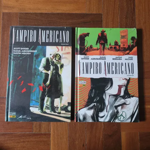 Vampiro Americano - Volumes 5 e 7 - Primeira versão capa dura Panini  - Lacrados