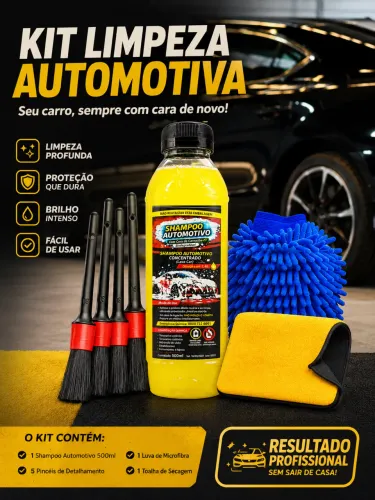 Kit de limpeza Automotivo