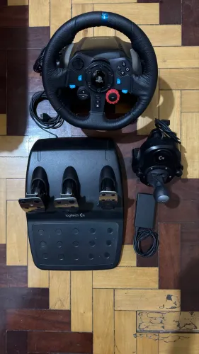 Volante Logitech G29 com câmbio H - Shifter
