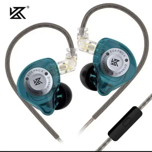 Fone de Ouvido KZ EDX Pro X Com Microfone - Verde LACRADO