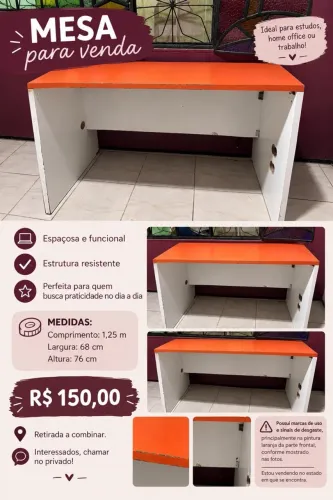 Mesa para escritório usada