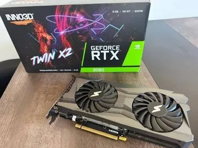 placa de vídeo 3060 12GB Inno3d usada
