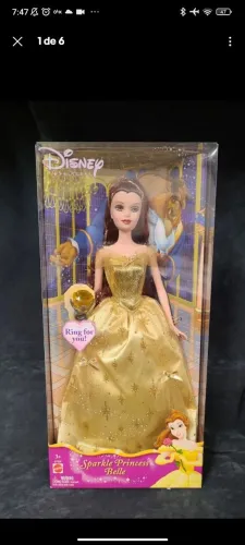 BONECA BARBIE BELA SPARKLE PRINCESS COM ANEL DE BRINDE NOVA LACRADA