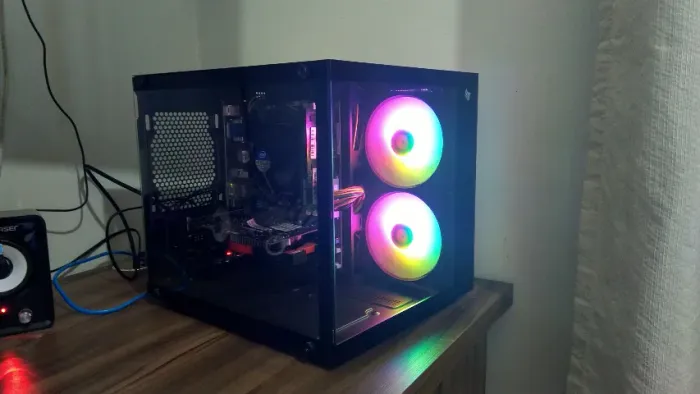 Cpu Gamer I3 3.40Ghz,8Gb,Ssd 256Gb,Nvidia GTX 650 Gabinete Aquario 2 Fans,Novo Na Caixa