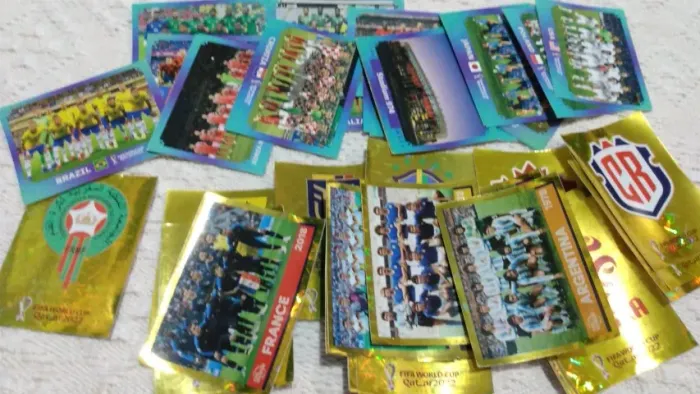 Lote de figurinhas futebol Fifa World Cup 2022