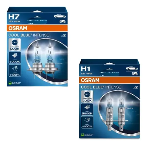 Par lampada farol H1 Osram novo