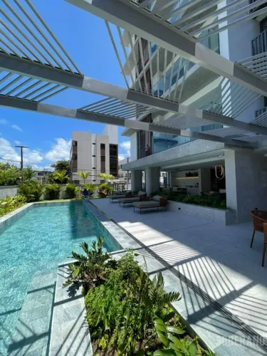 Apartamento 3 quartos em prédio novo, localizado a 280 metros da praia - Jardim Oceania