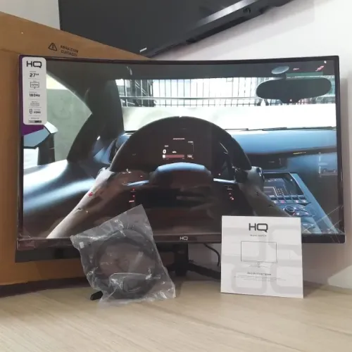 Monitor Gamer Hq 27 Curvo 1ms, 180hz, Amd Freesync Preto