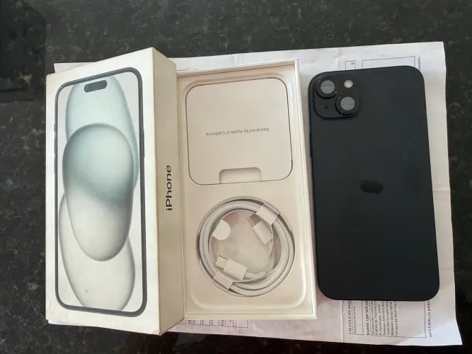 Iphone 15 Plus, 256GB - Completo e Nota Fiscal.