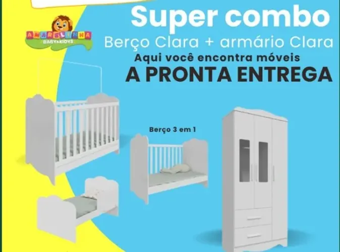 Guarda roupa e berço