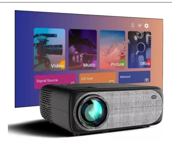 Projetor Full HD 4k ThundeaL TD97 com Android, Wi-Fi Cinema+acessórios 