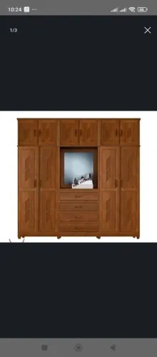 Guarda roupa novo de madeira