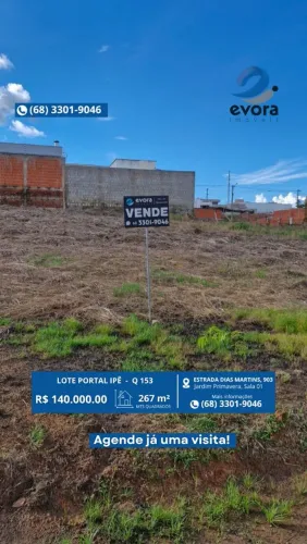 EVORA VENDE - Lote Portal Ipê