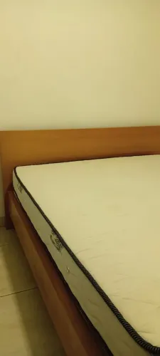 Cama Mogno Maçiço com colchão de Mola