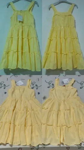 Vestido em Laíse novo, 8 anos 