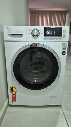 Lava e Seca Midea 11kg Storm Wash Inverter Tambor 4D Branca (com defeito)