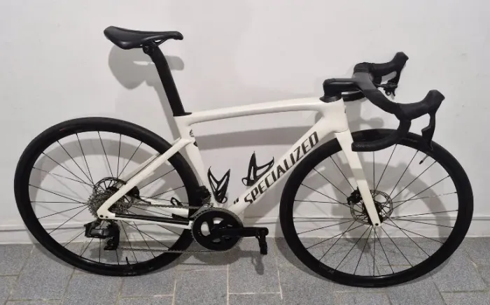 SPECIALIZED TARMAC SL7 COMP 2022 Tam. 52 branca upgrade de guidão integrado em carbono