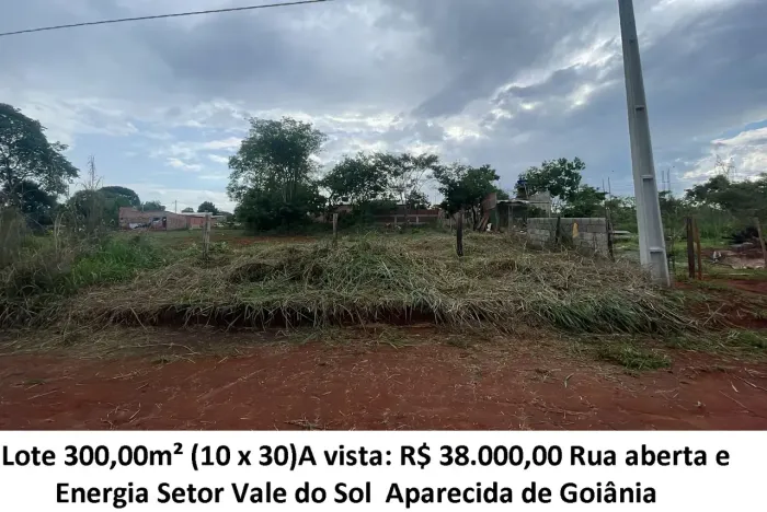Leia a descrição: Lote 300,00m² - Setor Vale do Sol