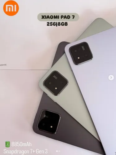 Tablet Xiaomi 11,2" Pad 7 8GB de RAM, 256GB interno