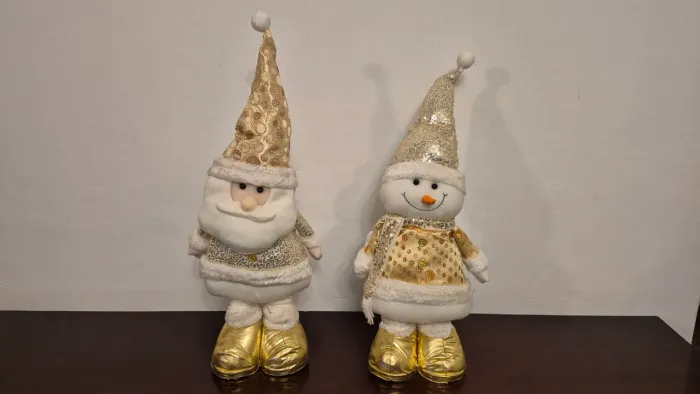 Enfeite Decorativo Natal Papai Noel Boneco De Neve