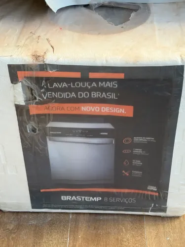 Lava louças Brastemp 8 serviços Inox