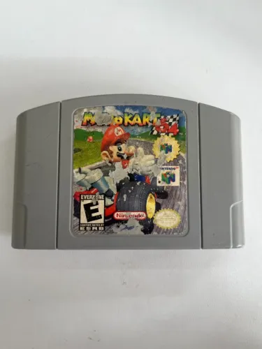 JOGO MARIO KART 64 (LABEL GASTA) SEMINOVO - N64