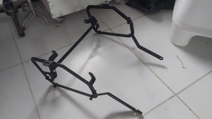 Suporte de bauletos laterais cb500x scam aceito cartão 