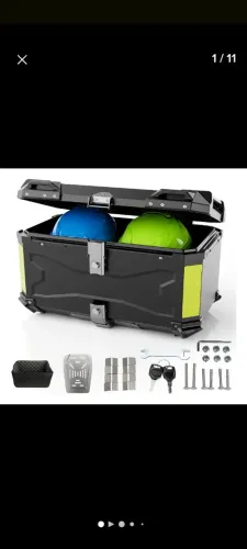 Vendo Baú de Aluminio 65 Litros para Moto cabe 2 Capacetes