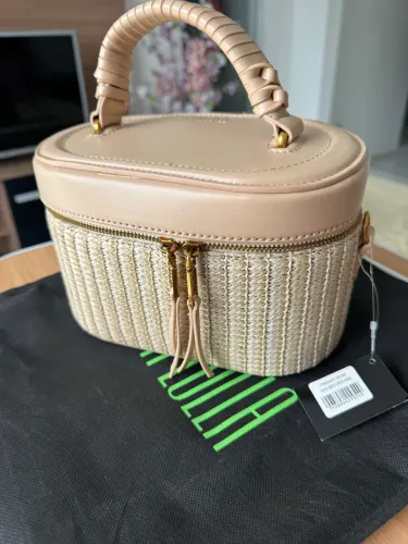 Bolsa Santa Lolla Tramado Bege Original - Nova com Etiqueta