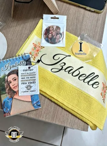 Toalhinha toalha personalizada