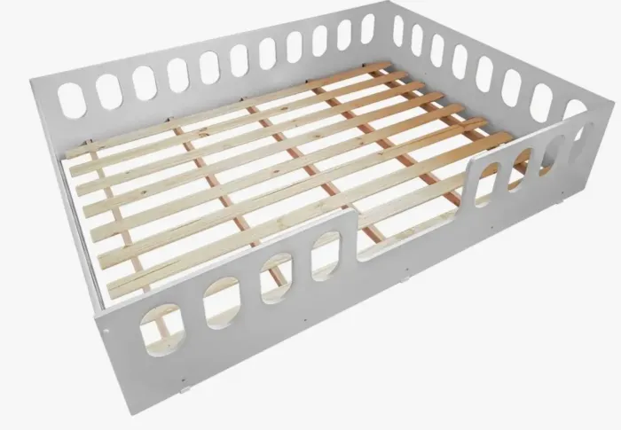 Cama montessori infantil casal com colchão 