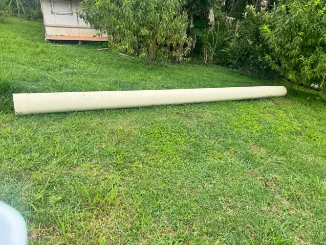 Tubo pvc novo 12 polegadas 300 milímetros parede 5 milímetros
