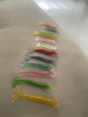 Camarão Artificial para Pesca 6, 7, 8 e 9 cm - R$ 3,50 Cada 