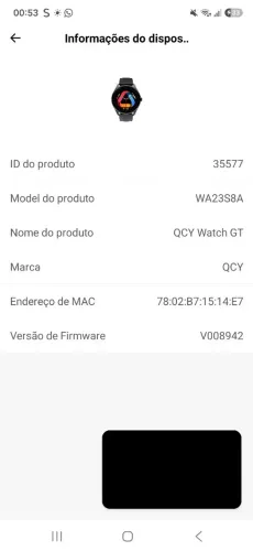 Relógio QCY Watch Gt