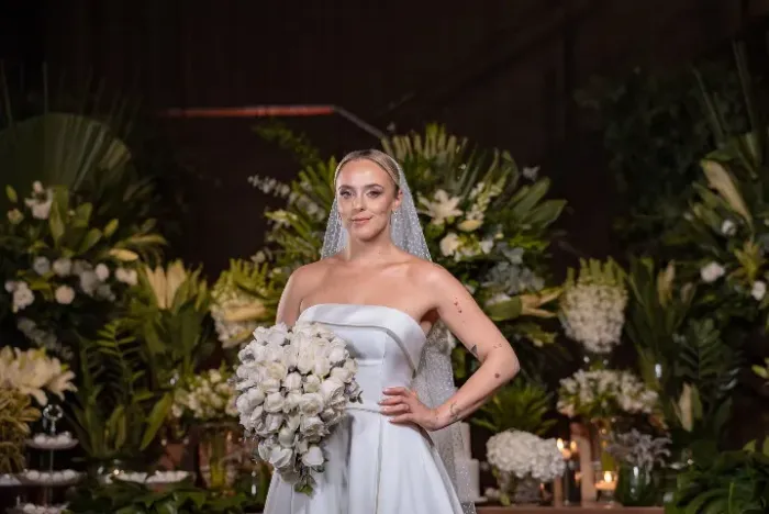 Vestido de Noiva Rosa Clará