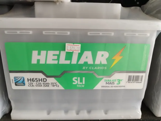 Bateria Heliar 65 ah 