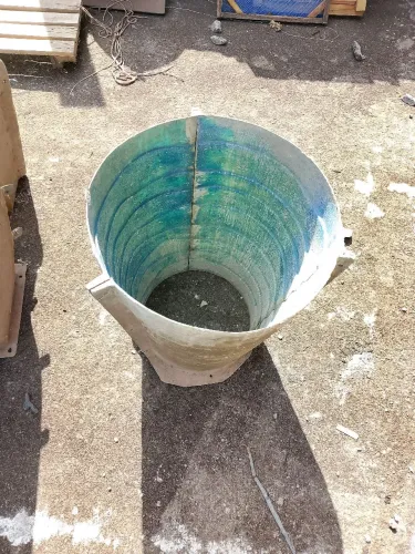 Formas de vasos de fibra formas para fazer vaso