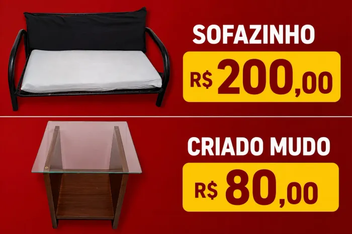 Criado mudo e sofazinho