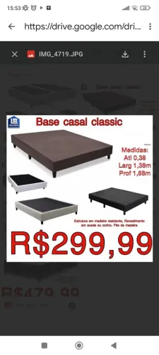 Base de cama casal