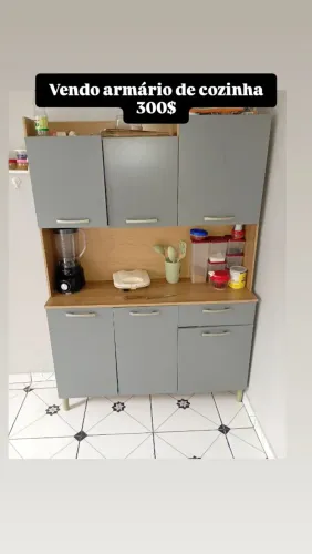 Armário de cozinha, sem avarias