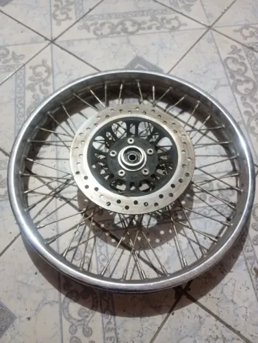 Roda Dianteira Honda cg 160 original com disco 