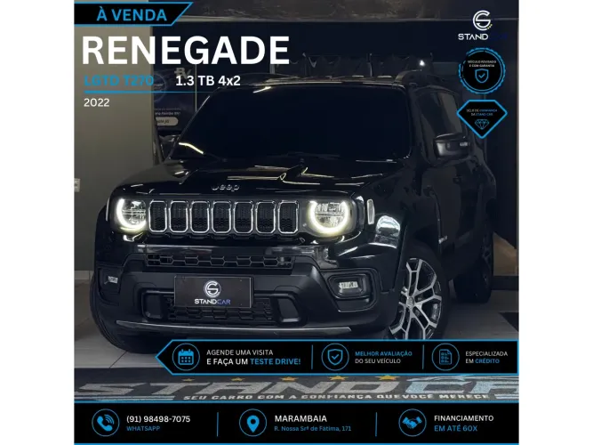 Jeep Renegade Long. T270 1.3 TB 4X2 Flex Aut. 2022