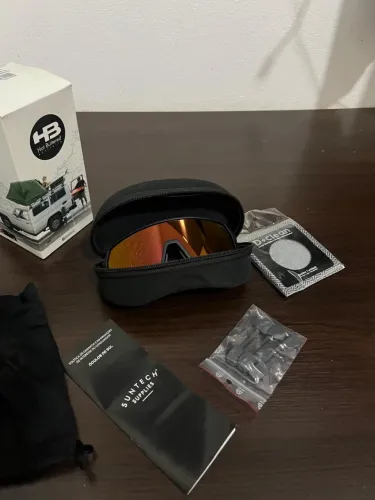 Óculos de Sol HB Grinder Matte Black/ Orange Espelhado