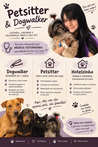 Petsitter, dogwalker, hotel