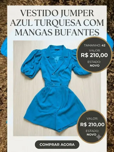 Vestido Azul 42