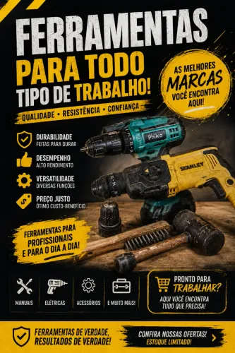 LOTE DE FERRAMENTAS EM ÓTIMO ESTADO *LEIA A DESCRIÇÃO*