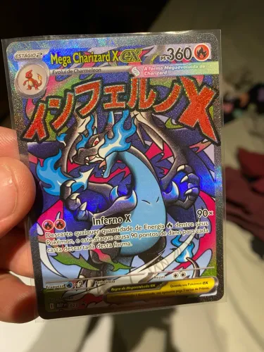 Carta Pokémon Mega Charizard X Ex 023 Promo Mega Ataque